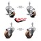 Service Caster 3 Inch High Temp Glass Filled Nylon 10mm Threaded Stem Caster Brakes SCC, 2PK SCC-TS20S314-GFNSHT-M1015-2-TLB-2 - alternate 2